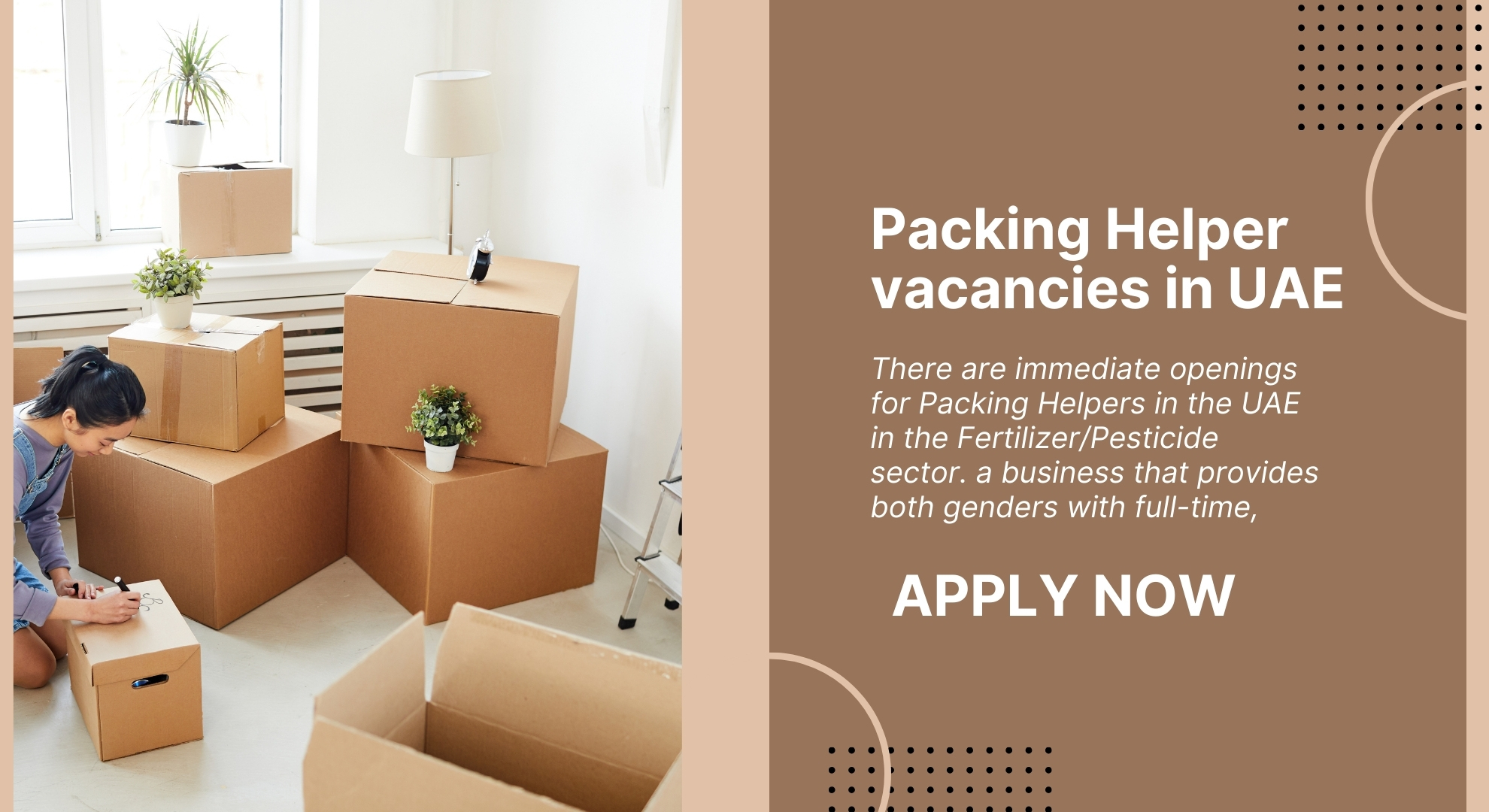 Packing Helper vacancies in UAE