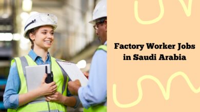 Factory Worker Jobs in Saudi Arabia