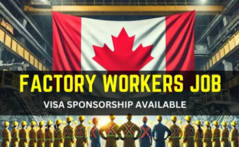 Factory Worker Jobs in Canada