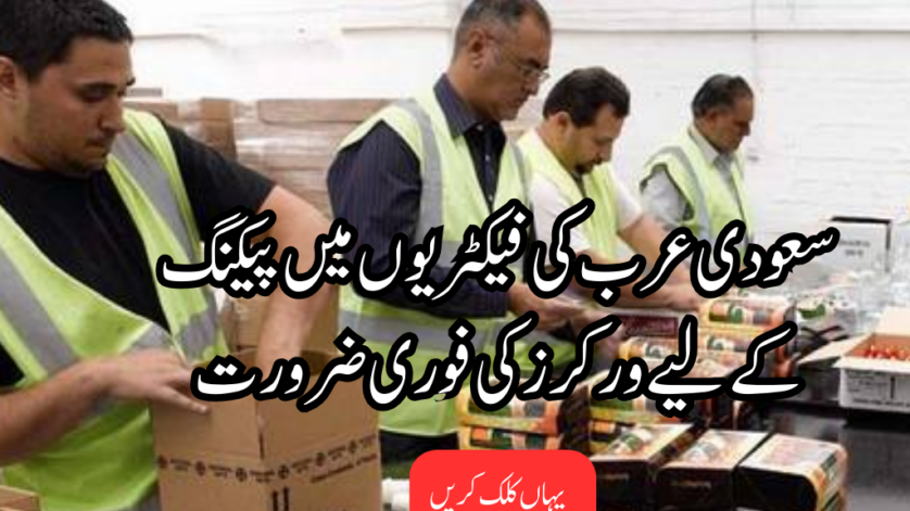 Packing Jobs in Saudi Arabia Await You