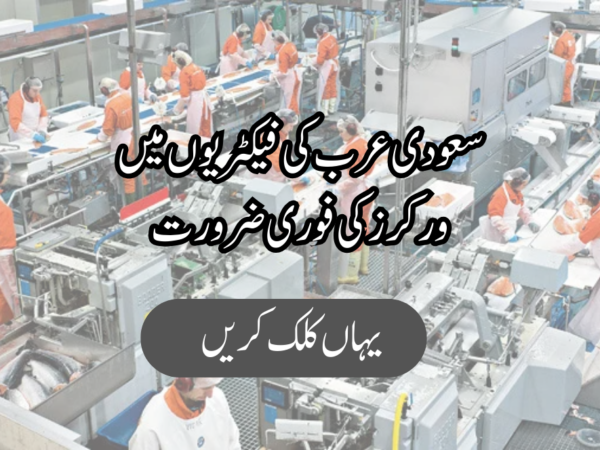 Factory Worker Jobs in Saudi Arabia