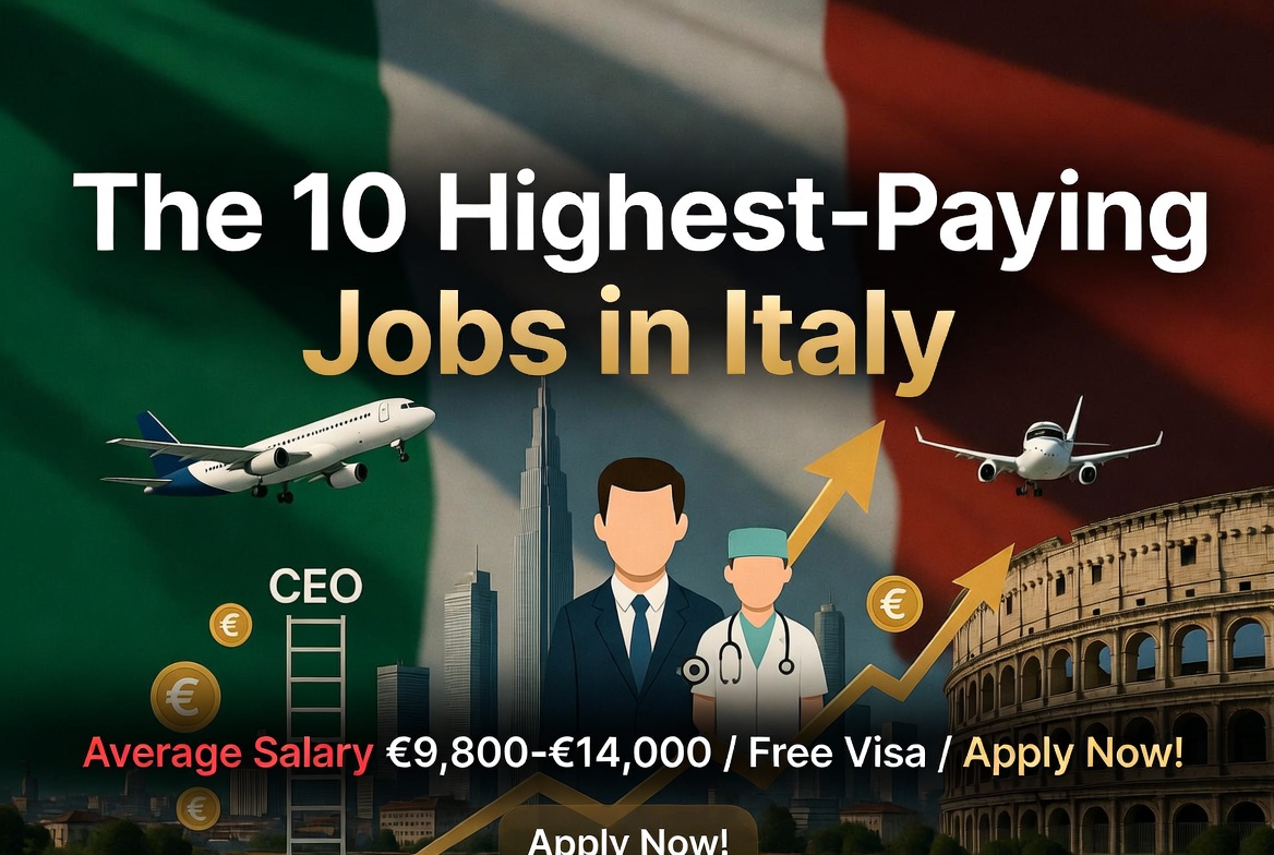 The 10 Highest-Paying Jobs in Italy for 2026