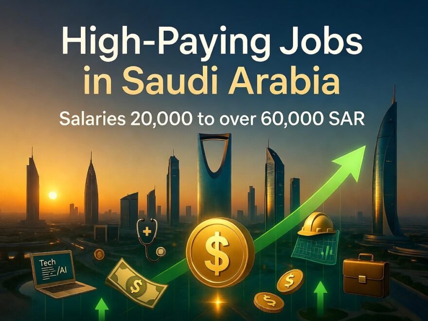 High-Paying Jobs in Saudi Arabia: Salary 20,000 to over 60,000 SAR