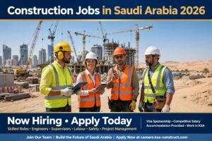 Construction Jobs in Saudi Arabia