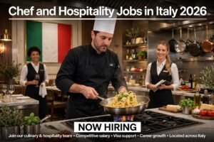 Chef & Hospitality Jobs in Italy