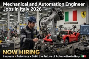 Mechanical & Automation Engineer Jobs in Italy