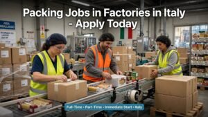 Packing Jobs in Factories in Italy