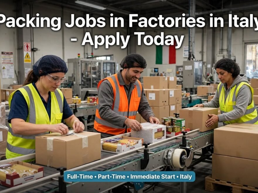 Packing Jobs in Factories in Italy