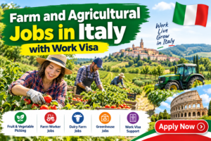 Farm and Agricultural Jobs in Italy with Work Visa